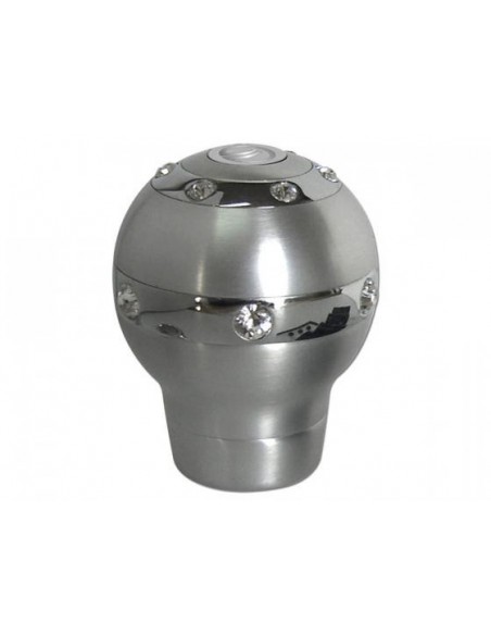 POMELLO CAMBIO PER RETROMARCIA CLASSICA IN ALLUMINIO+STRASS