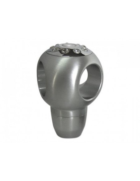 POMELLO CAMBIO PER RETROMARCIA CLASSICA IN ALLUMINIO+STRASS