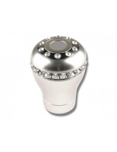 POMELLO CAMBIO PER RETROMARCIA CLASSICA IN ALLUMINIO+STRASS