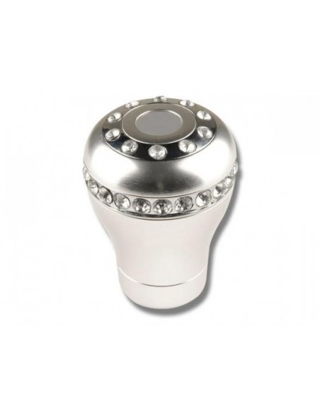 POMELLO CAMBIO PER RETROMARCIA CLASSICA IN ALLUMINIO+STRASS