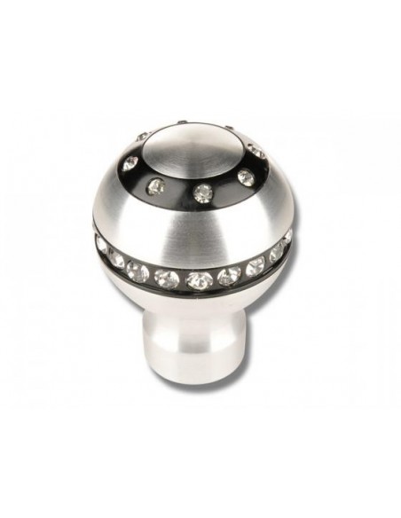 POMELLO CAMBIO PER RETROMARCIA CLASSICA IN ALLUMINIO+STRASS