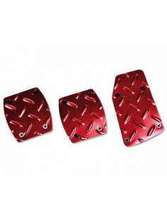 PEDALIERA PEDALI IN ALLUMINIO ROSSO CAMBIO MANUALE