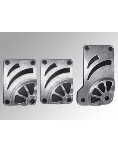 PEDALIERA PEDALI IN ALLUMINIO CON GOMMINI CAMBIO MANUALE