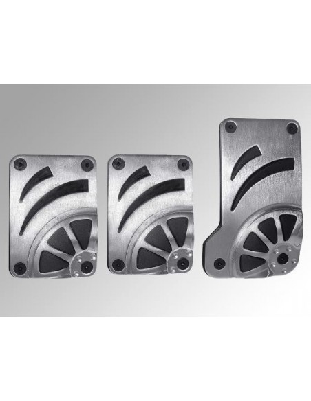 PEDALIERA PEDALI IN ALLUMINIO CON GOMMINI CAMBIO MANUALE