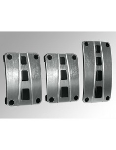 PEDALIERA PEDALI IN ALLUMINIO CON GOMMINI NERI CAMBIO...