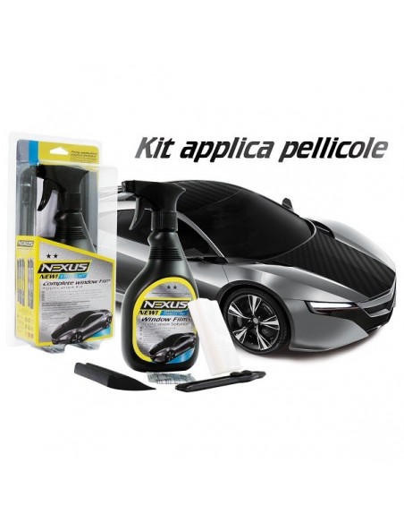 KIT PER APPLICAZIONE PELLICOLE VETRO OSCURANTI