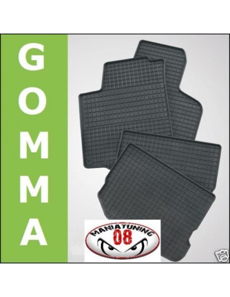 4 TAPPETINI GOMMA NERI VW GOLF 4 IV BERLINA 1997 - 2003