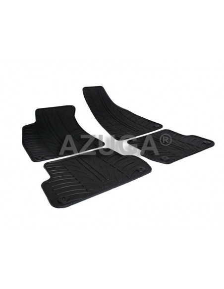 4 TAPPETI GOMMA NERI AUDI A4 (8E) B6/B7 dal 2001-2008