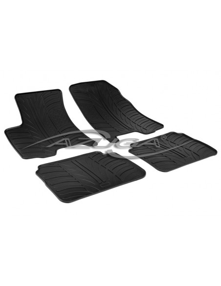 4 TAPPETI GOMMA NERI CHEVROLET AVEO dal 2006-2011