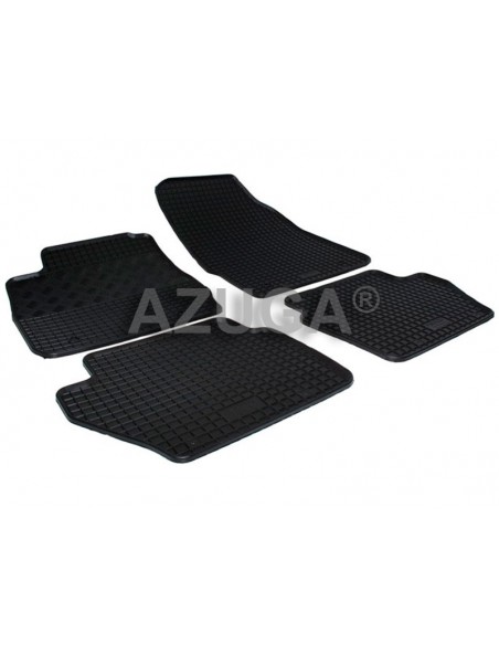 4 TAPPETI GOMMA NERI FORD FIESTA MK7 3-5p dal 2008-