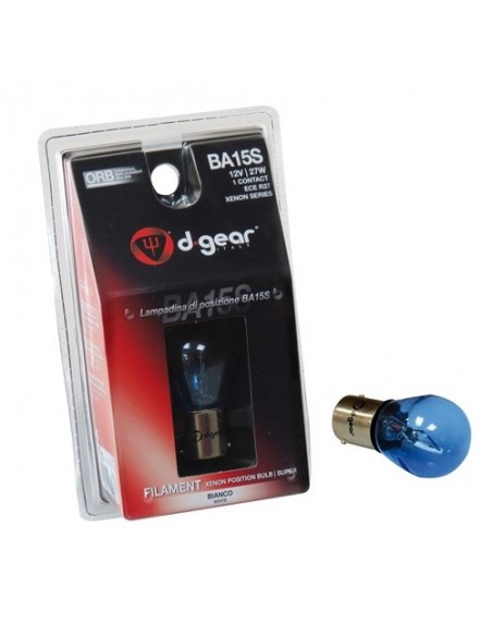 LAMPADINA RETROMARCIA BIANCA BA15S P21W 12V 21W