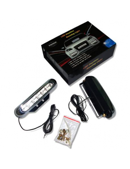 DAYLIGHT LUCI DIURNE BIANCHI CON 12 LED 6000K