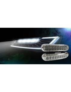 DAYLIGHT LUCI DIURNE BIANCHI CON 16 LED 6000K TG