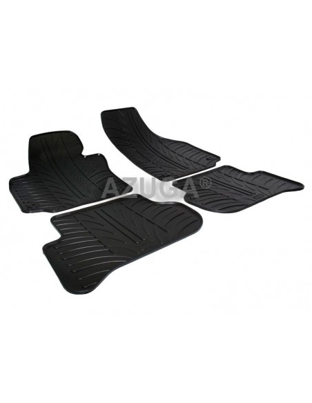 4 TAPPETI GOMMA NERI SKODA YETI dal 2009-