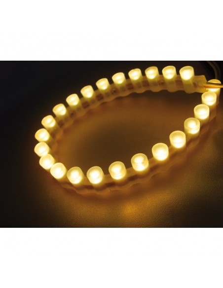 STRISCIA NEON FLESSIBILE GIALLA 48CM CON 48 LED