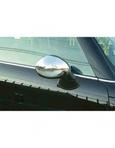 CALOTTE COPRI SPECCHI CROMATE PER MINI COOPER 2001-2006