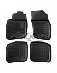 4 TAPPETI GOMMA NERI 4cm VOLVO V40 dal 1996-2004