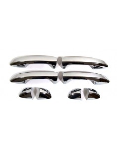 4 MANIGLIE PORTIERE CROMATE VW PASSAT 3C dal 2005-