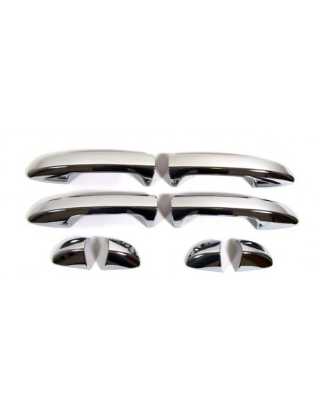 4 MANIGLIE PORTIERE CROMATE VW PASSAT 3C dal 2005-