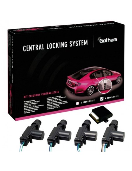 KIT CHIUSURA CENTRALIZZATA 4 PORTE UNIVERSALE
