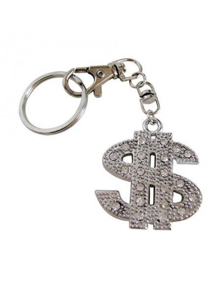 PORTACHIAVI $ DOLLARO DIAMANT CROMATO UNIVERSALE