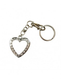PORTACHIAVI CUORE DIAMANT CROMATO UNIVERSALE