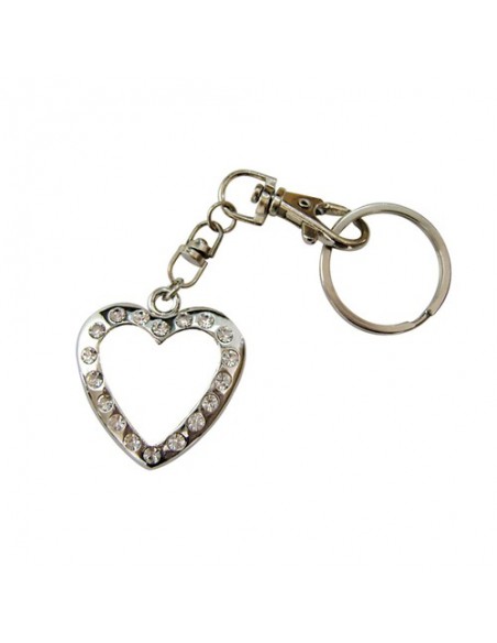 PORTACHIAVI CUORE DIAMANT CROMATO UNIVERSALE
