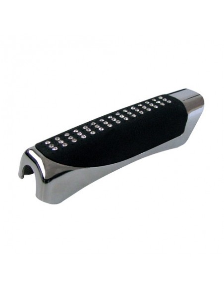 COPRILEVA FRENO A MANO DIAMANT STRASS CROMATO/NERO