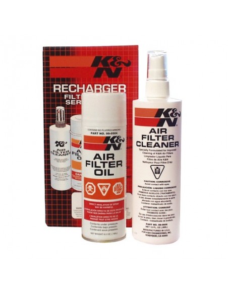 PULIZIA E MANUTENZIONE FILTRI SPORTIVI 99-5000 355ML+200ML K&N