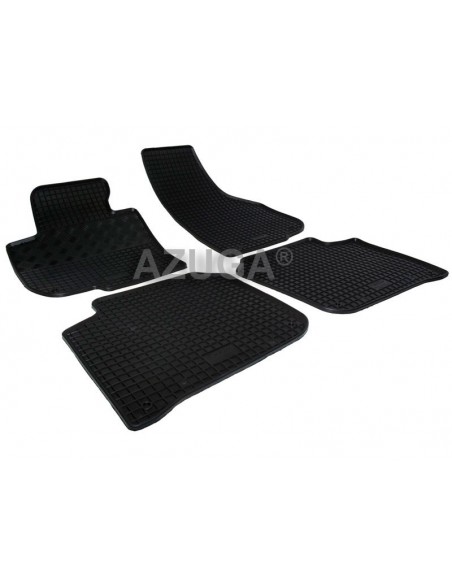 4 TAPPETI GOMMA NERI SKODA SUPERB II BERLINA + SW 2008-2015