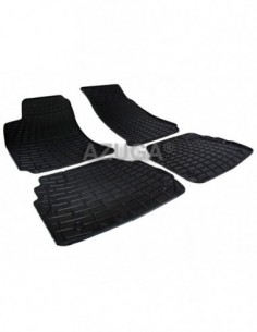 4 TAPPETI GOMMA NERI SKODA SUPERB dal 2002-2008
