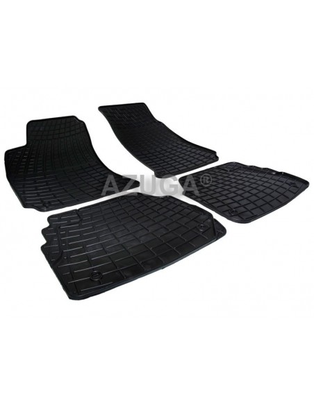 4 TAPPETI GOMMA NERI SKODA SUPERB dal 2002-2008