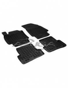 4 TAPPETI GOMMA NERI 4cm RENAULT CLIO SPORTER dal 2008 IN...