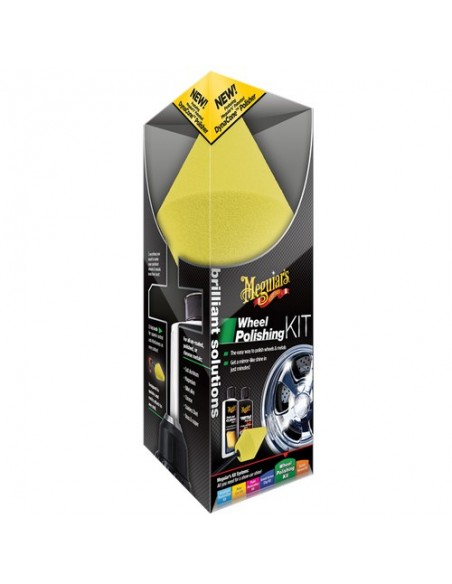 MEGUIARS ACCESSORI PER PULIZIA RUOTE WHEEL POLISHING KIT