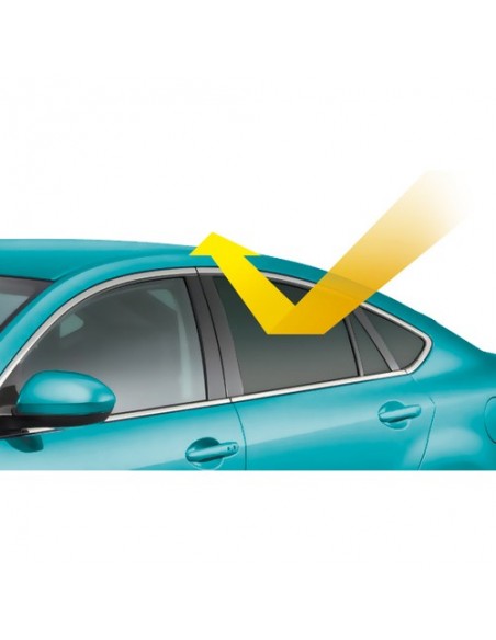 PELLICOLA OSCURANTE VETRI STATICA ROLL NERO 300x75cm