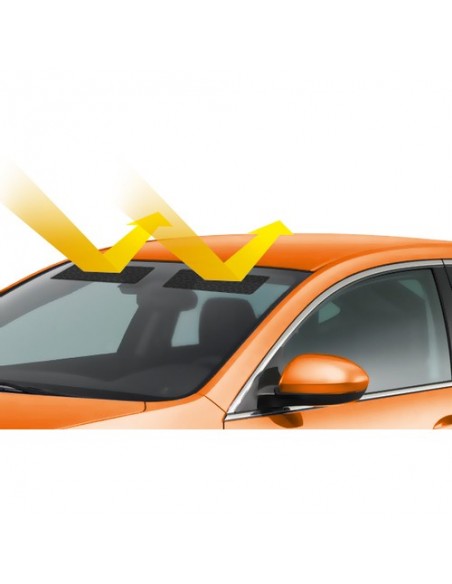 PELLICOLA OSCURANTE VETRI PARABREZZA STATICA ROLL NERO 10x40cm