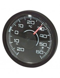 TERMOMETRO IN ALLUMINIO PER INTERNI O ESTERNI NERO