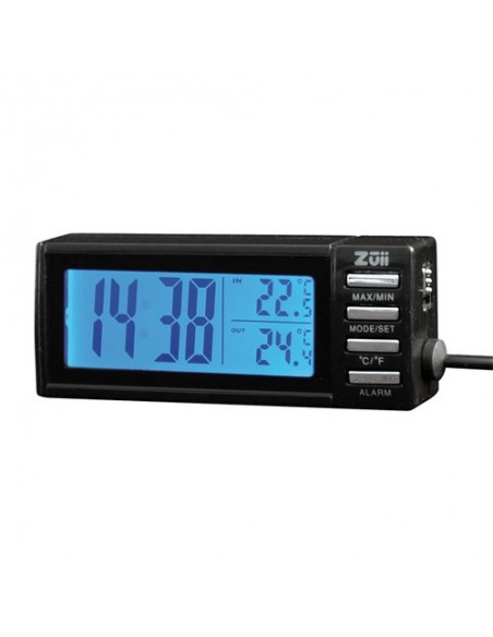 TERMOMETRO OROLOGIO SVEGLIA TUTTO IN UNO 90x35x20mm