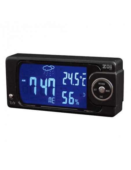 TERMOMETRO OROLOGIO SVEGLIA TUTTO IN UNO 100x45x20mm