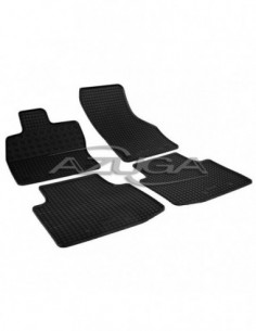 4 TAPPETI GOMMA NERI SKODA SUPERB III BERLINA + SW dal 2015-