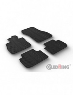 4 TAPPETI GOMMA NERI BMW SERIE 1 (F40) dal 2019 IN POI