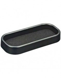 PORTAOGGETTI NERO ANTI-SCIVOLO 184x83x25mm