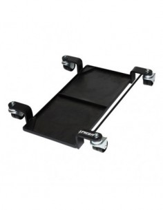 PEDANA MOTO NERO 50x25cm PIEGA