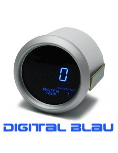 MANOMETRO TEMPERATURA ACQUA 52MM DIGITALE BLU