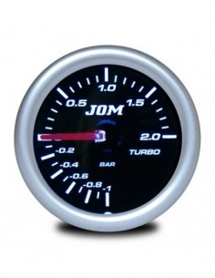 MANOMETRO PRESSIONE TURBO 52MM SFONDO NERO