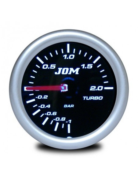 MANOMETRO PRESSIONE TURBO 52MM SFONDO NERO