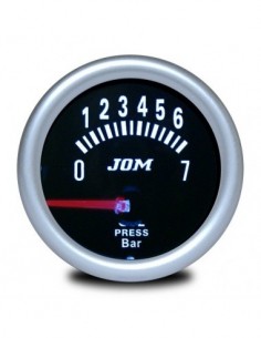 MANOMETRO PRESSIONE OLIO 52MM SFONDO NERO