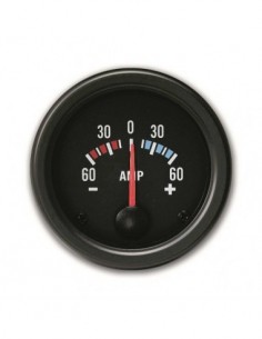AMPEROMETRO 52MM SFONDO NERO (60A) OLD TYPE