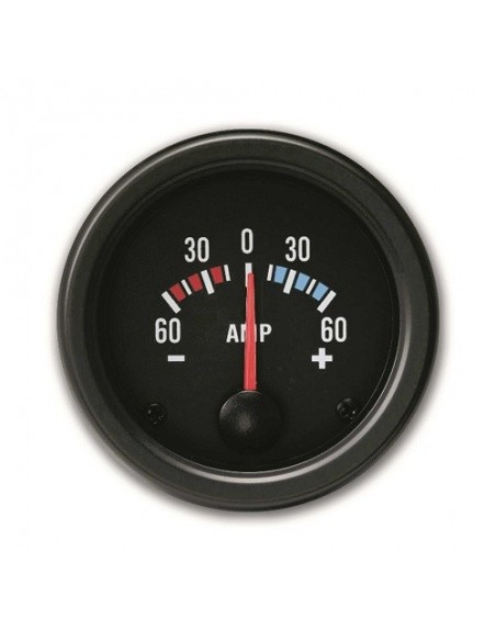 AMPEROMETRO 52MM SFONDO NERO (60A) OLD TYPE