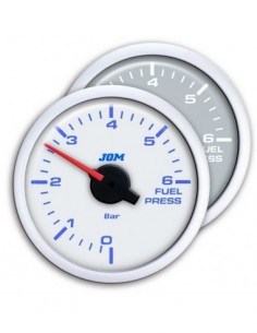 MANOMETRO PRESSIONE CARBURANTE 52MM CON 2 COLORI A LED